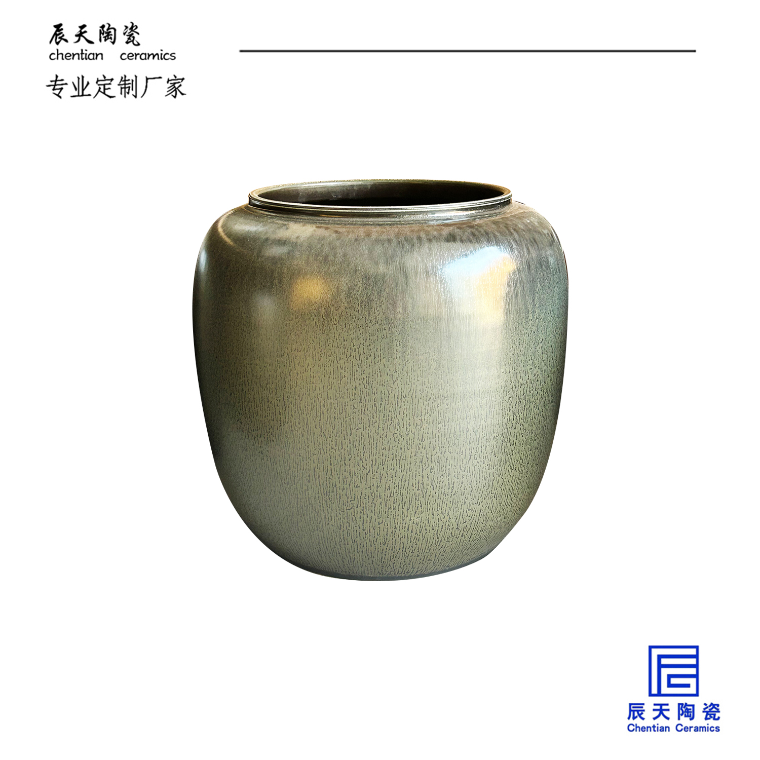 <b>客戶定制 景德鎮戶外大型陶瓷水缸</b>